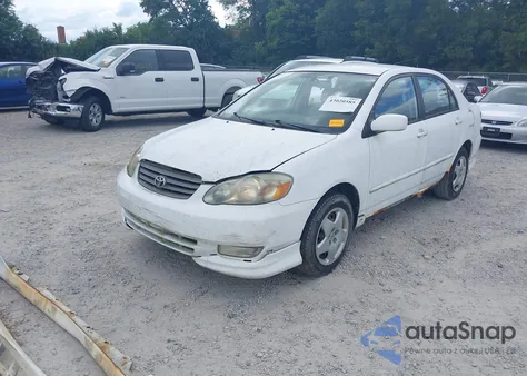 2003 Toyota Corolla S z USA, uszkodzony, nr VIN 1NXBR32E83Z016058